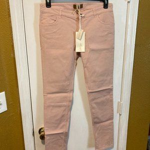 Gold Case women's size 32 pink rosa 100% cotton skinny stretchy jeans 32x31